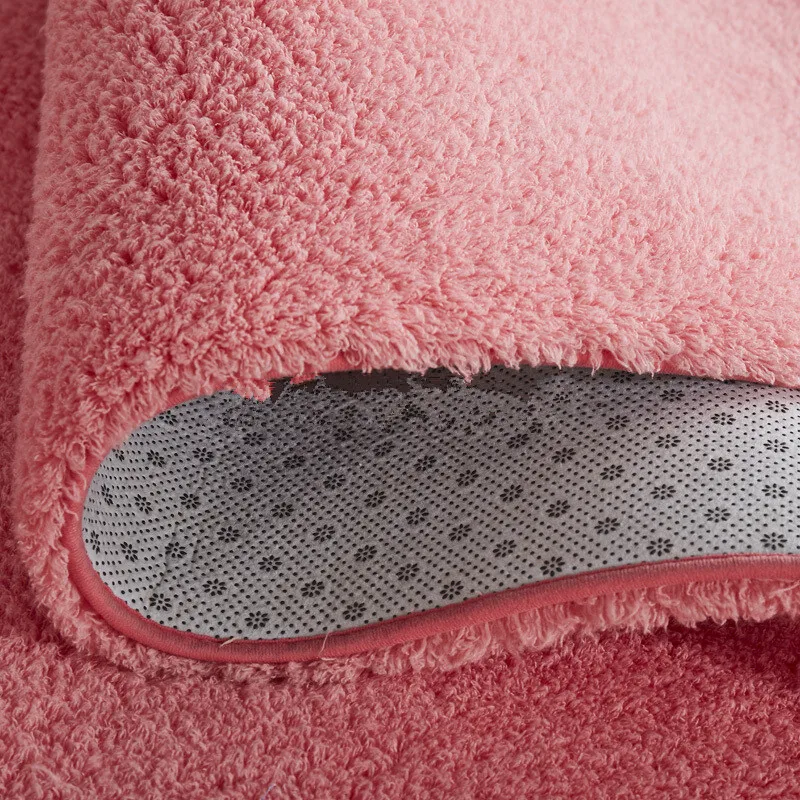 Утолщенный ковер из кожи ягненка диван для гостиной журнальный столик подушка