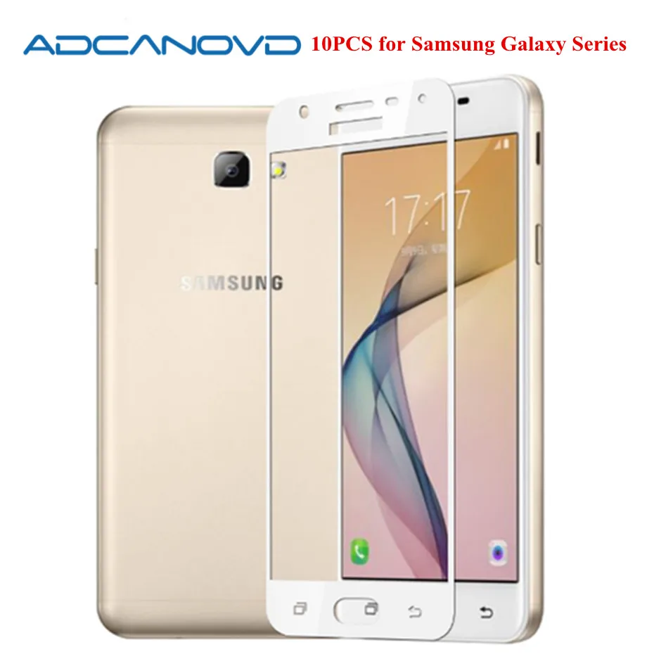 10 шт. Защитное стекло для samsung j5 j7 j3 Pro 2017 A8 2018 закаленное galaxy a3 a5 a7 полная