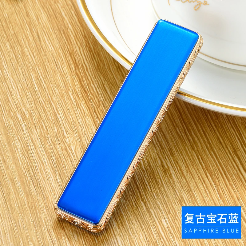 Портативная мини безопасная USB перезаряжаемая электронная сигарета зажигалка