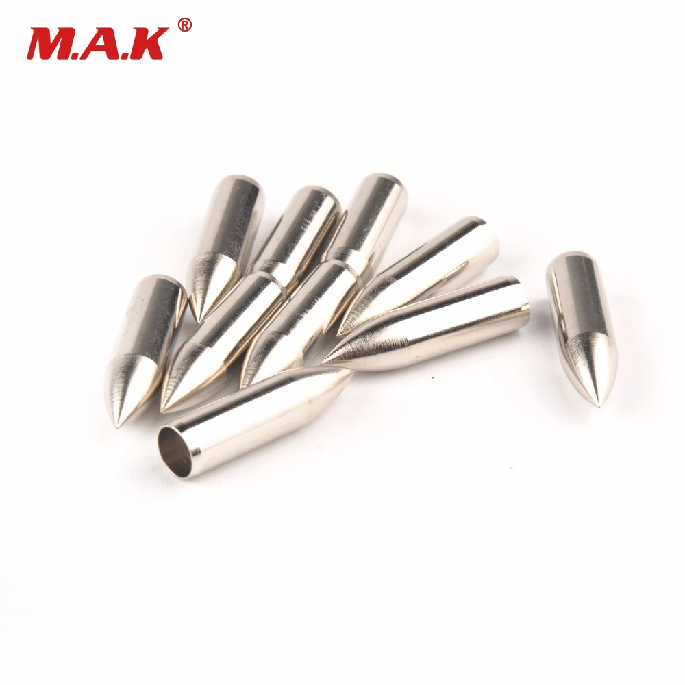 Серебристые цветные наконечники стрел наконечник 8 мм для деревянных стрельбы из