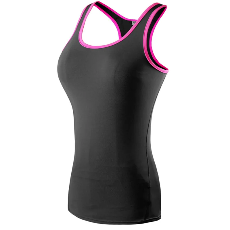2019 Women Yoga Vest training Tight Tops Gym Fitness Quick dry Black Tank Top Word Sport t Shirt | Спорт и развлечения