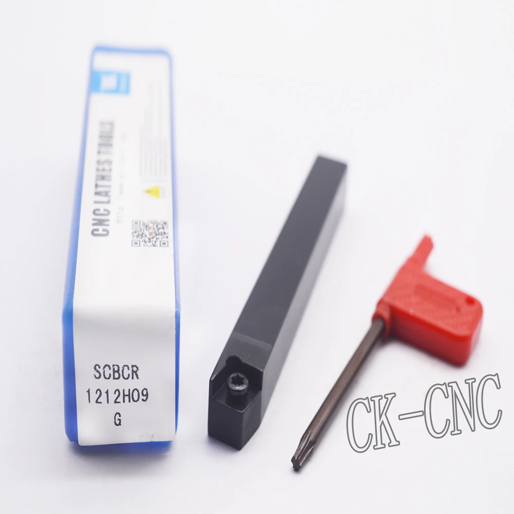 

SCBCR1212H09 12*12*100mm 80degreeCNC Lathe External Cutting Tool Right Holder For CC**09T3 inserts