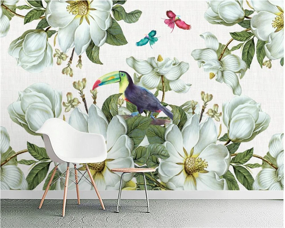 

Beibehang Custom photo wallpaper europe vintage floral tv background wallpapers for living room papel pintado 3d wallpaper