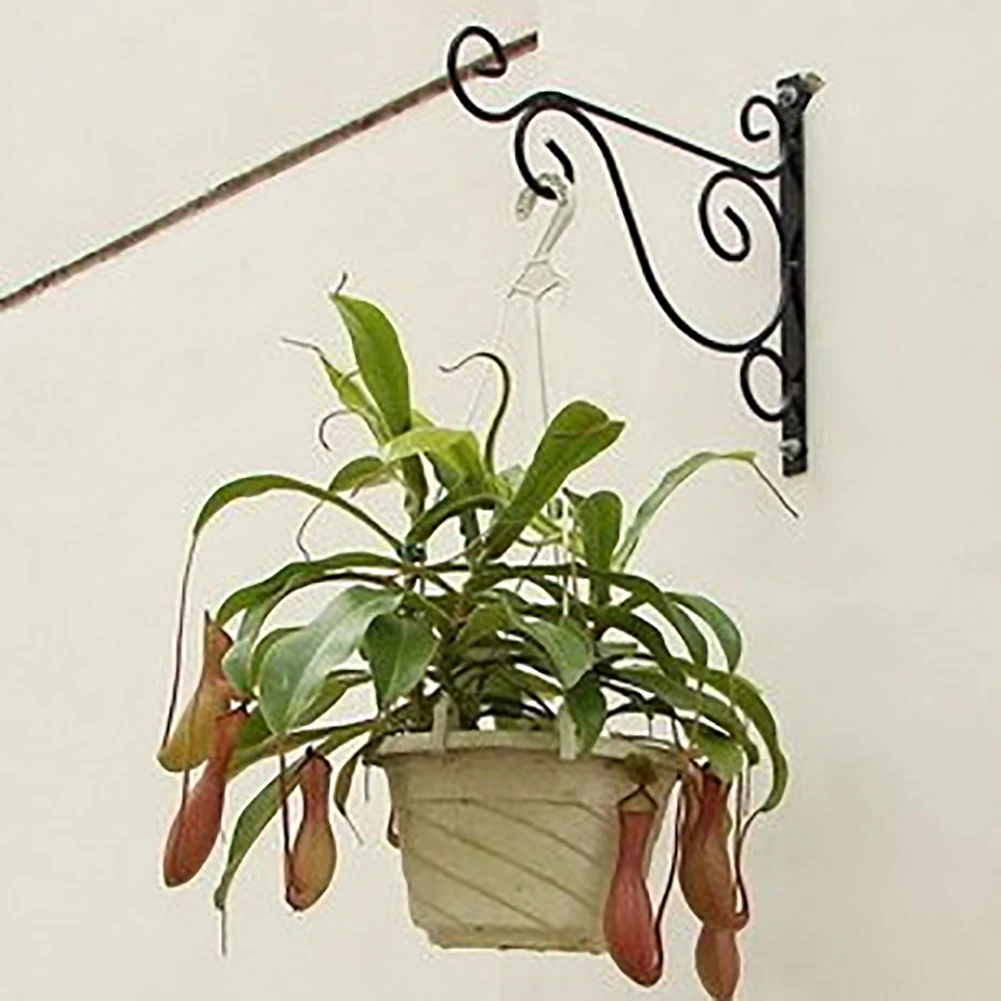 Забор подвесной кронштейн открытый практичный цветок отель настенное крепление