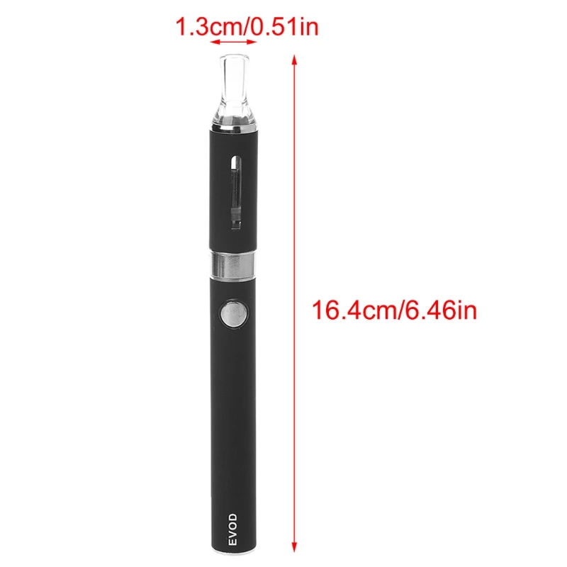 Электронная сигарета атомайзер батарея Vape ручка+ зарядное устройство комплект 1100mAh 650mAh для EVOD
