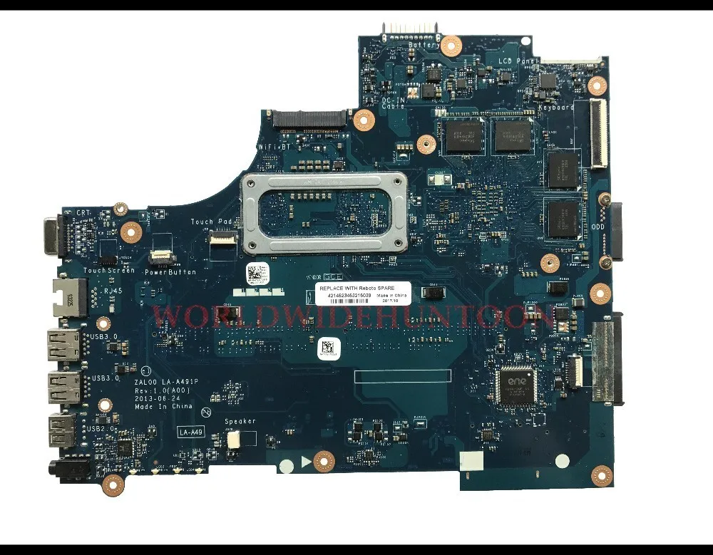 Высокое качество LA A491P для Dell Latitude 3540 материнская плата ноутбука ZAL00 SR16Z I7 4500U DDR3L