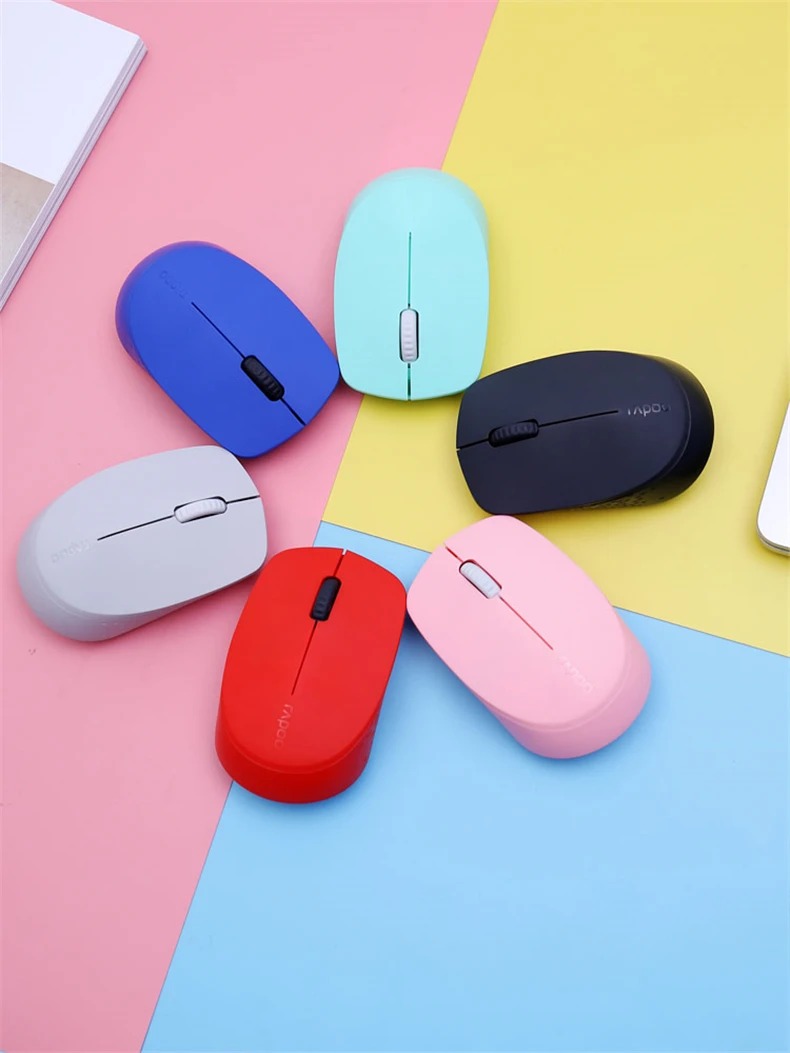 Новая многофункциональная Бесшумная Беспроводная мышь Rapoo с 1300 dpi Bluetooth 3,0/4,0 RF 2,4 GHz для компьютера, ноутбука, телевизора