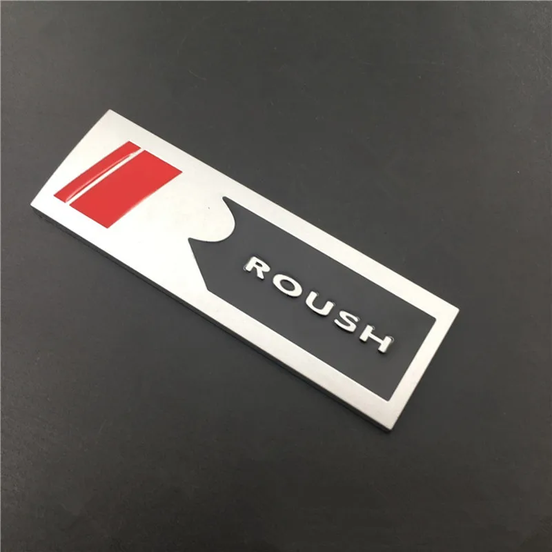 3D металлические аксессуары R ROUSH эмблема знак, наклейка на автомобиль авто боковое крыло багажник хромированные наклейки для ford fiesta mustang V8 GT EcoBost