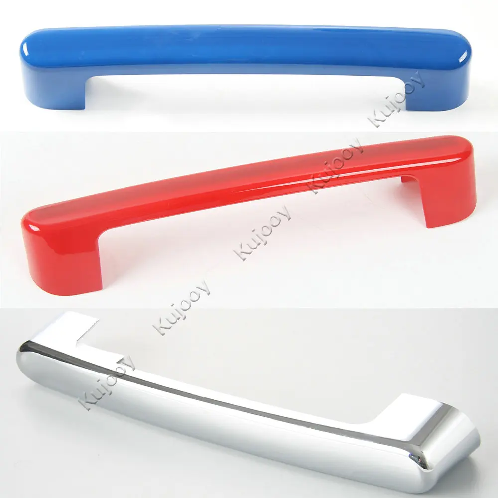 

ABS Red/ Blue/ Silver Door Copilot Handle Cover Plate Trim Frame Decor Sticker for Jeep Wrangler 2007 2008 2009 2010 Car Styling