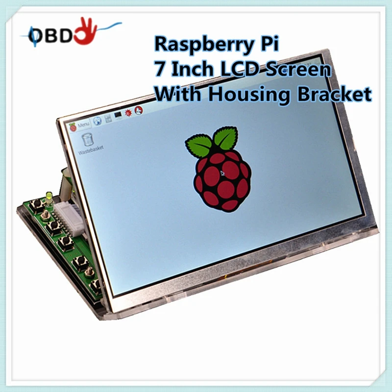 2018 новые Raspberry Pi 7 дюймов ЖК-дисплей Экран HDMI HD 1024*600 Дисплей модуль комплект с