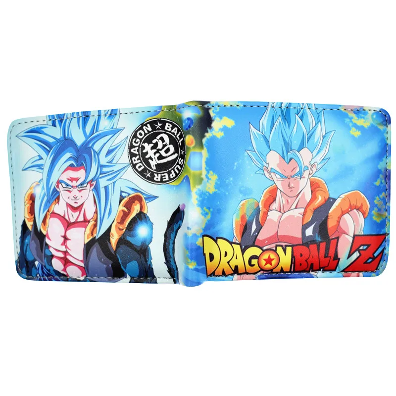 Новое поступление Аниме Бумажник с изображением персонажей из мультфильма Dragon Ball Супер короткий кошелек для молодых с держателем карт и карманом для монет