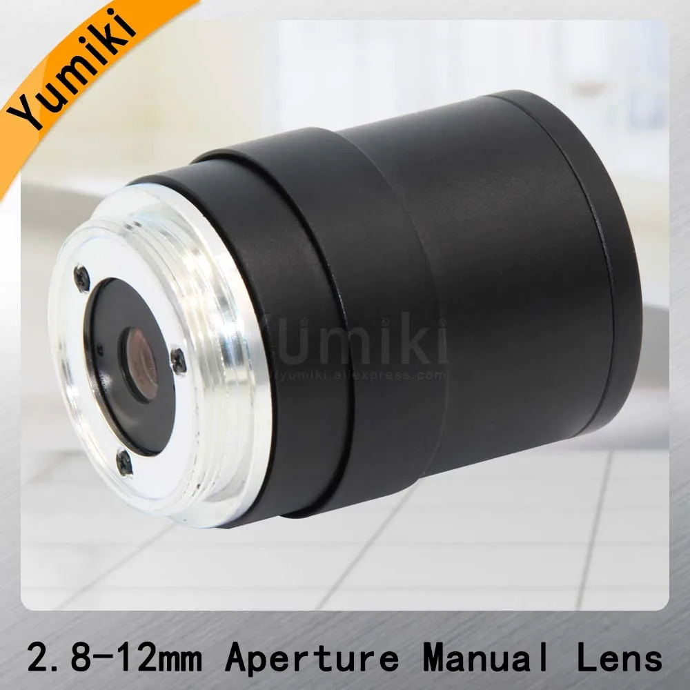 HD 3mp 2 8 12 мм объектив cctv CS ручной фокусный ИК 1/2. 7 &quot1:1. 4 для безопасности ip