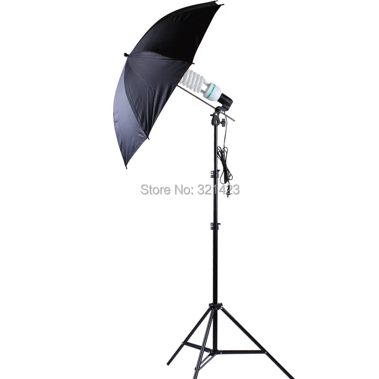 33 &quotСеребряный светоотражающий зонт для фотостудии E27 лампа держатель с 150 Вт 5500K