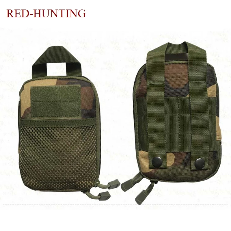 Tactical Mesh Molle EDC Pouch Hunting Waist Tools Accessory Pouches for Flashligh Mag | Спорт и развлечения