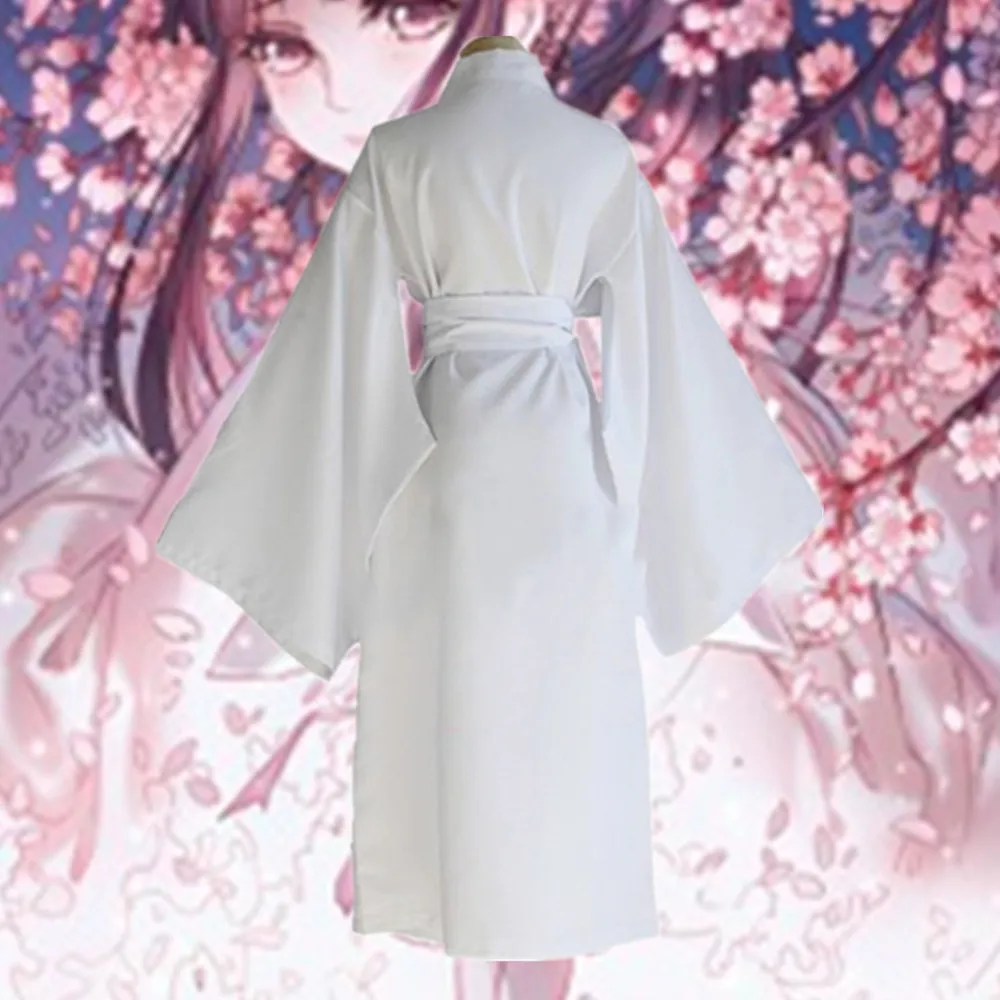 Кимоно для косплея унисекс Noragami Yukine универсальное Летнее белое юката мужчин и