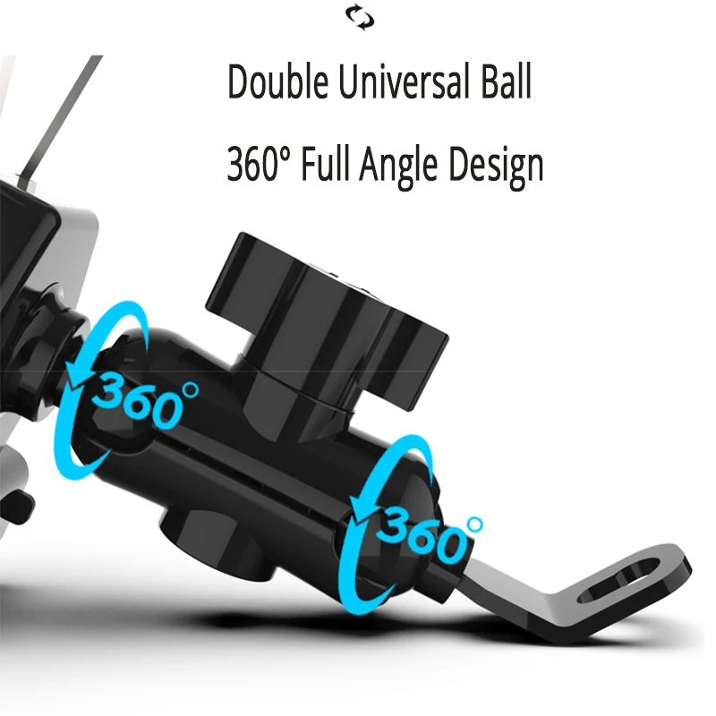 Заряжаемый мотоциклетный велосипедный держатель для телефона GPS кронштейн