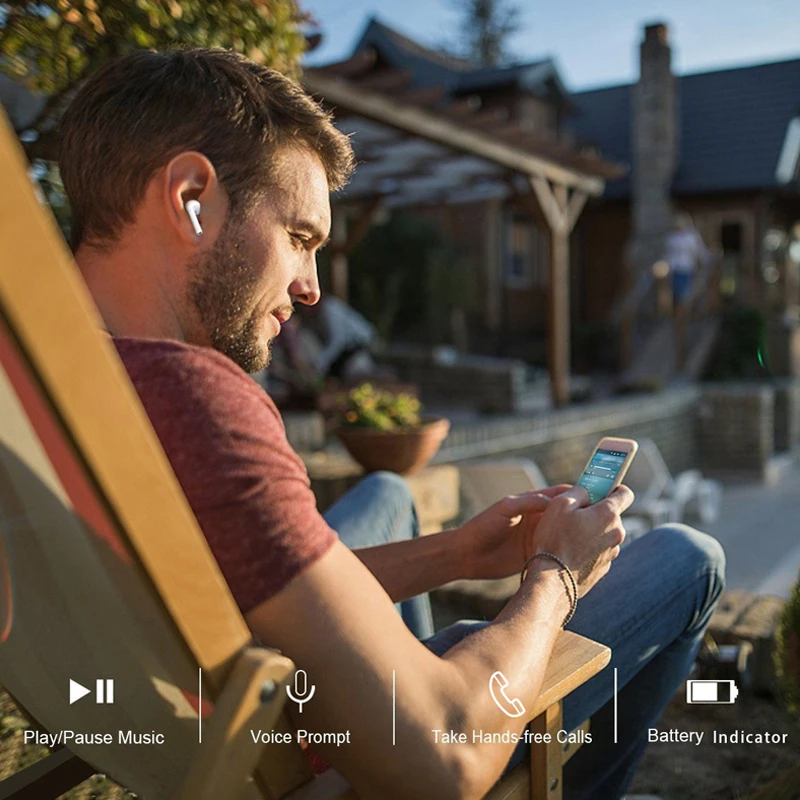 Беспроводная Bluetooth гарнитура 5 0 X10 tws Air Ear наушники Ixp5 уровень с зарядным боксом