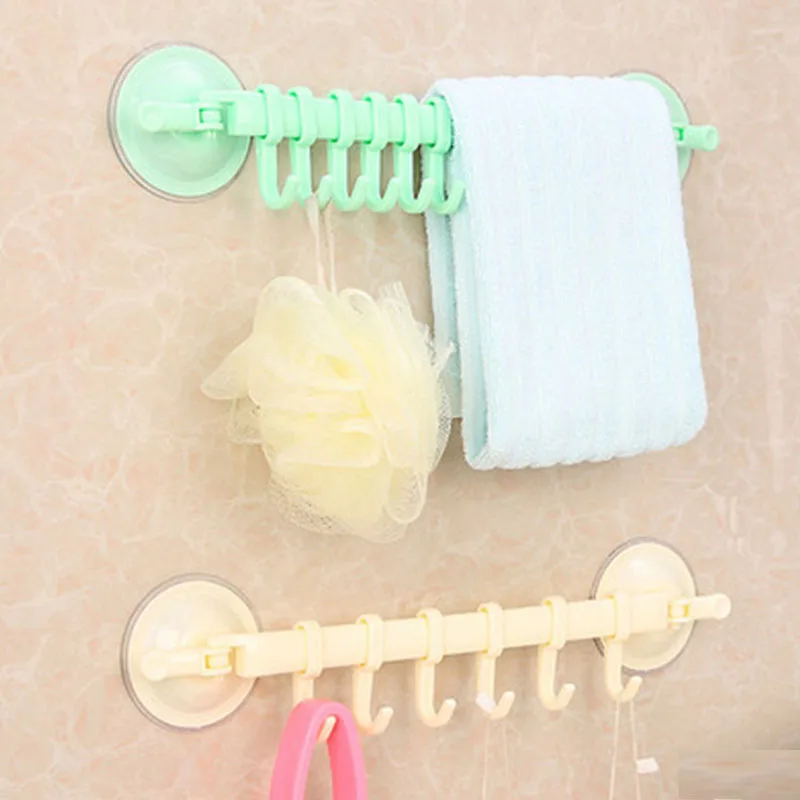 Регулируемая стойка на присоске крепкая присоска 6 с крюком кухонная ванная