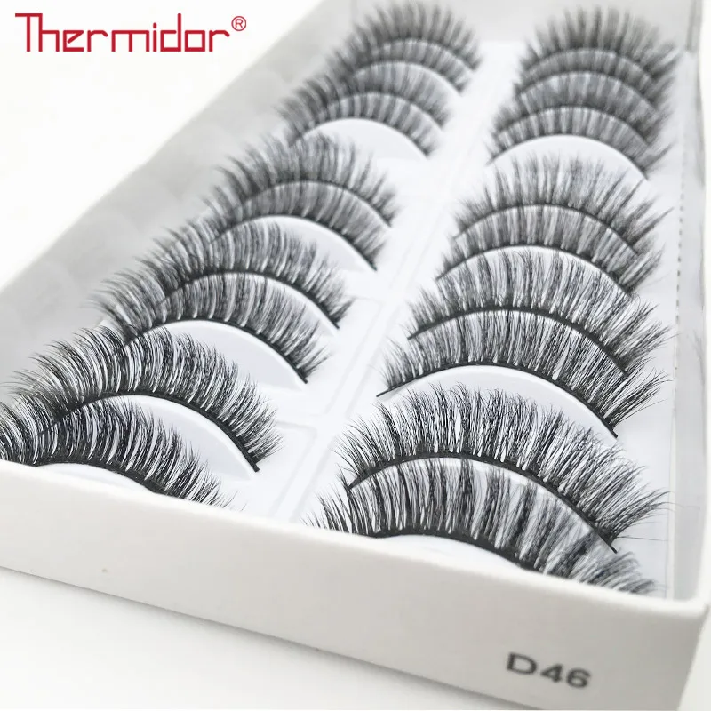 3D накладные ресницы Thermidor натуральные короткие корейские ручной работы супер