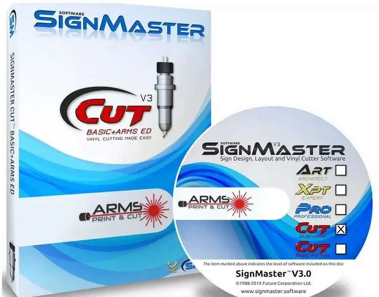 2019 новое программное обеспечение для виниловых резцов vesion SignMaster Cut V3 Серия