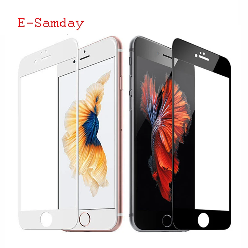 Защитное стекло Esamday закаленное 3d с мягким краем для iPhone X XS MAX XR 6 6s Plus 7 8