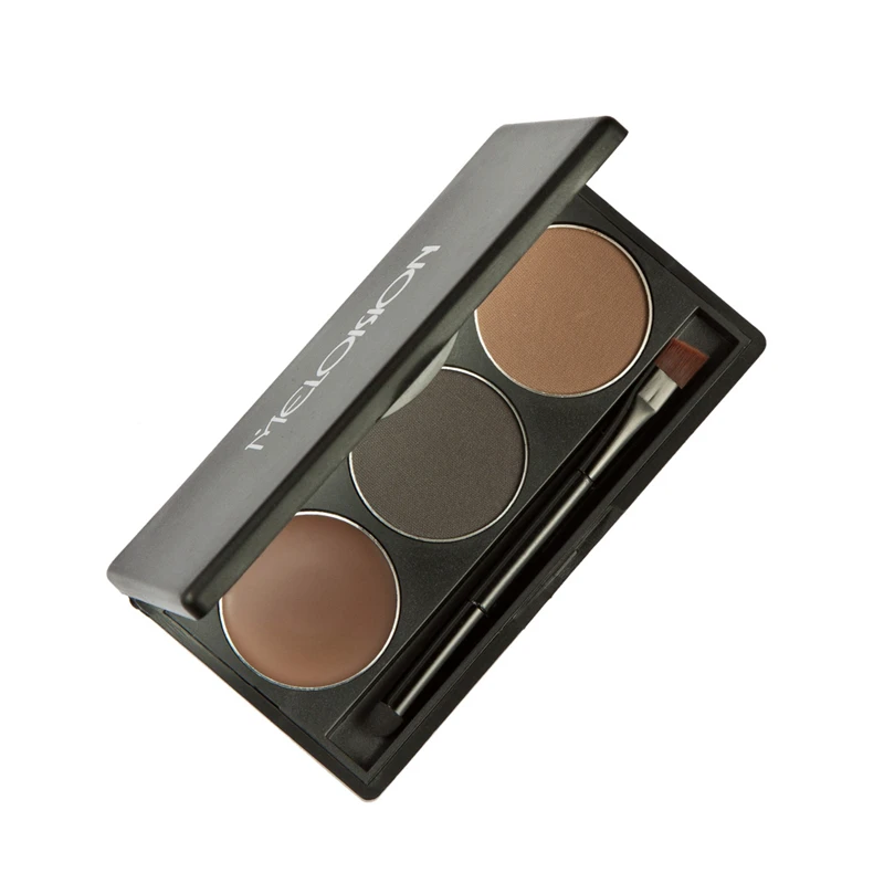 2016 New 2 Colors Eyebrow Powder + 1 Color Eyeshadow Cream Makeup Palette Long Lasting Waterproof Sweatproof Cosmetics | Красота и