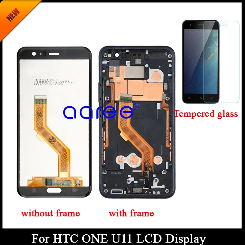 Тестирование Класс AAA ЖК-дисплей Дисплей для htc U11 ЖК-дисплей U-3w U-1w U-3u Дисплей для htc U11 U-3w ЖК-дисплей Экран с сенсорным экраном дигитайзер в сборе