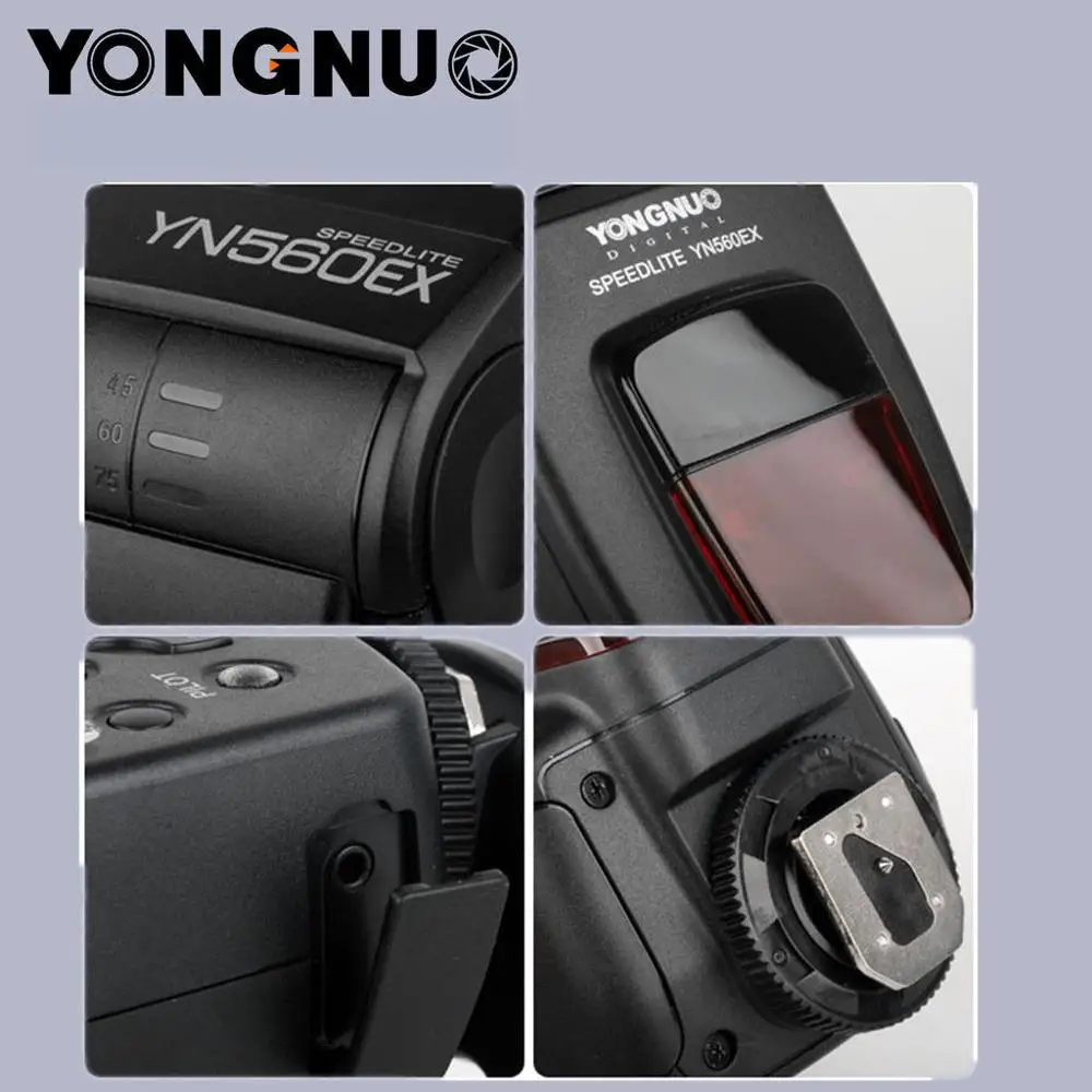 Yongnuo YN-560EX YN560EX Беспроводная вспышка с режимом TTL вспышка для Canon Nikon камера 1000D, 600D, 550D, D5000, D3100 D70, D60 400D, 350D