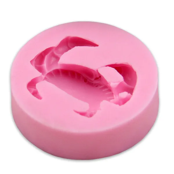 Пищевое Силиконовое мыло 3D формы для мыла краб украшения инструменты тортов из