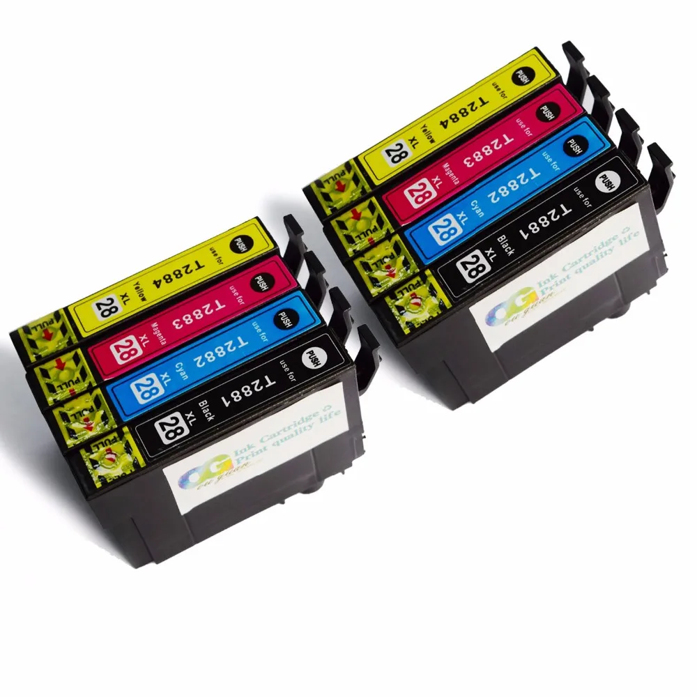 Совместимый чернильный картридж 8 Pk для 288 XL Multipack работает с Epson бытовая