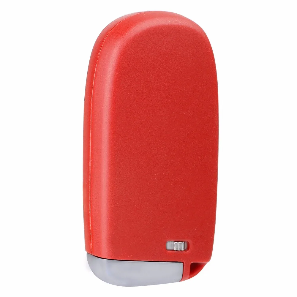 Красный чехол Keyecu для ключа дистанционного управления Сменный Чехол 3 + 1B Chrysler Jeep