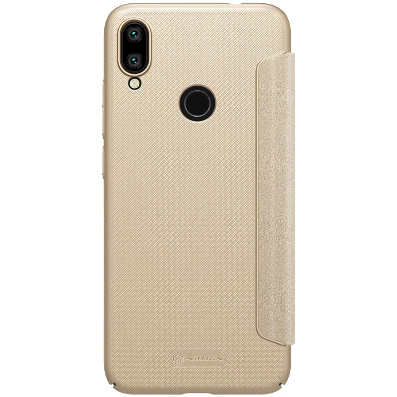 Матовый кожаный чехол-книжка для xiaomi redmi note 7 NILLKIN блестящий чехол-накладка