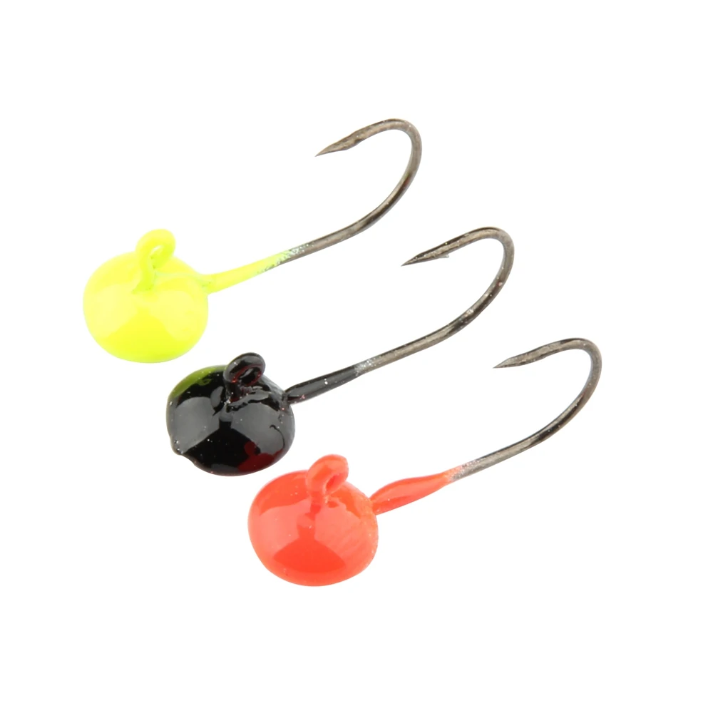 Рыболовные приманки из палисандра 12 шт. 0 5 г/0 7 г яркие цвета|jig head|hooks baitjig fishing |