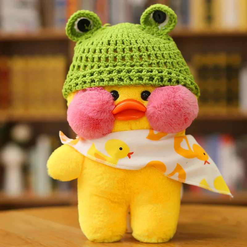 30 см Cafe Mimi желтая утка плюшевые игрушки милые мягкие LaLafanfan Kawaii Плюшевые Куклы