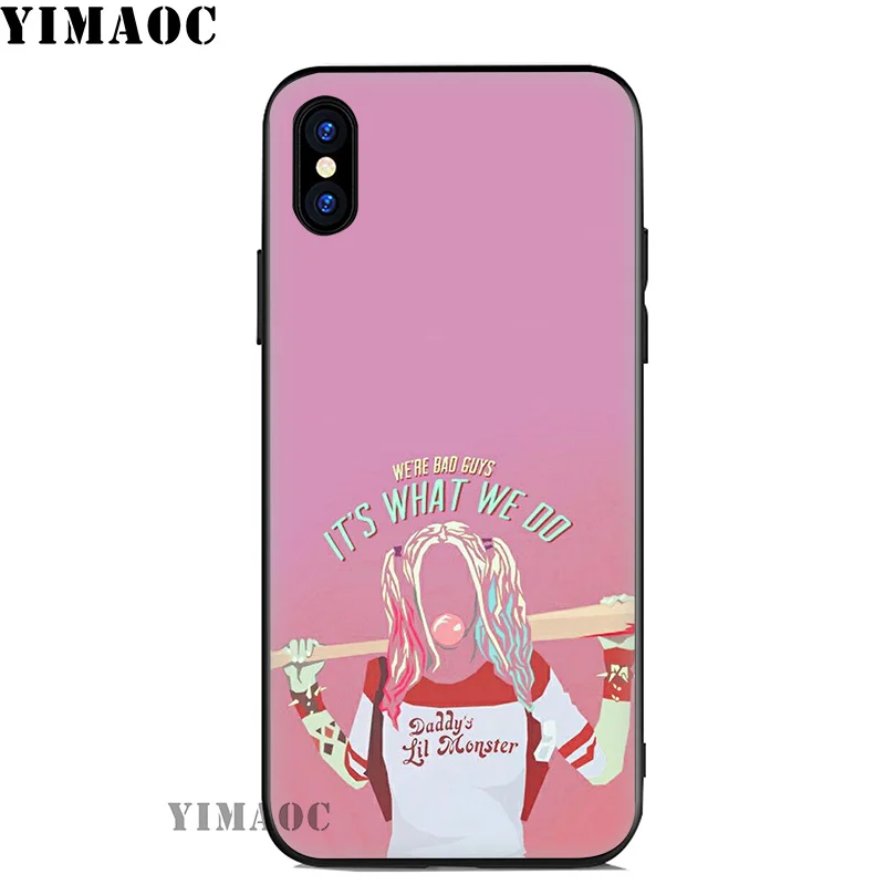 YIMAOC Харли Квинн Отряд Самоубийц Мягкий силиконовый чехол для iPhone 11 Pro Xr Xs Max X или 10