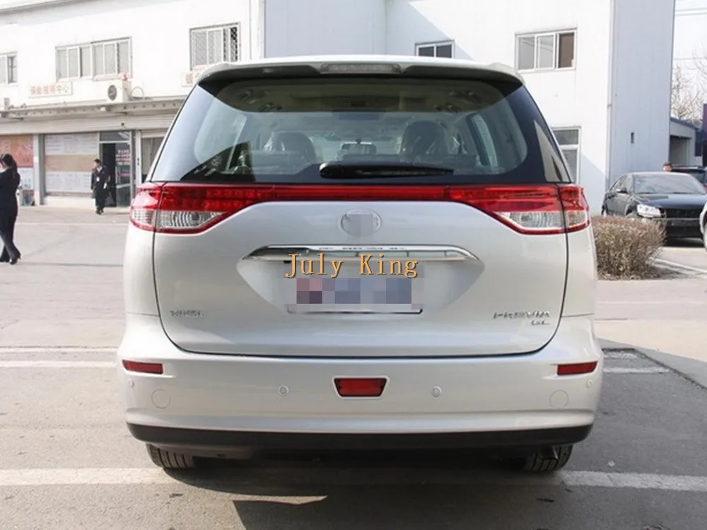 July King Автомобильный светодиодный стоп-сигнал+ ночной DRL чехол для Toyota RAV4 Previa Ipsum Wish Alphard Vellfire Estima Gaia Nadia Picnic и др