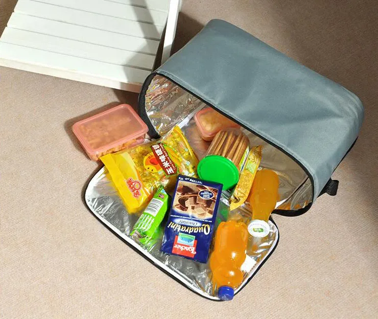 Большая изолированная сумка 18 л холодильник для ланча с ручкой изоляционная