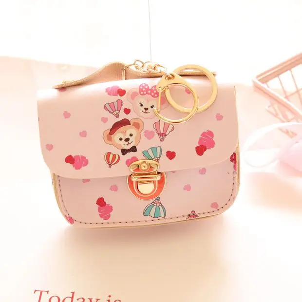 Милый мультяшный Даффи медведь стеллалу hello kitty My Melody Cinnamoroll пудинг собака маленькая двойная звезда ЦУМ Портмоне Сумочка для ключей, карточек