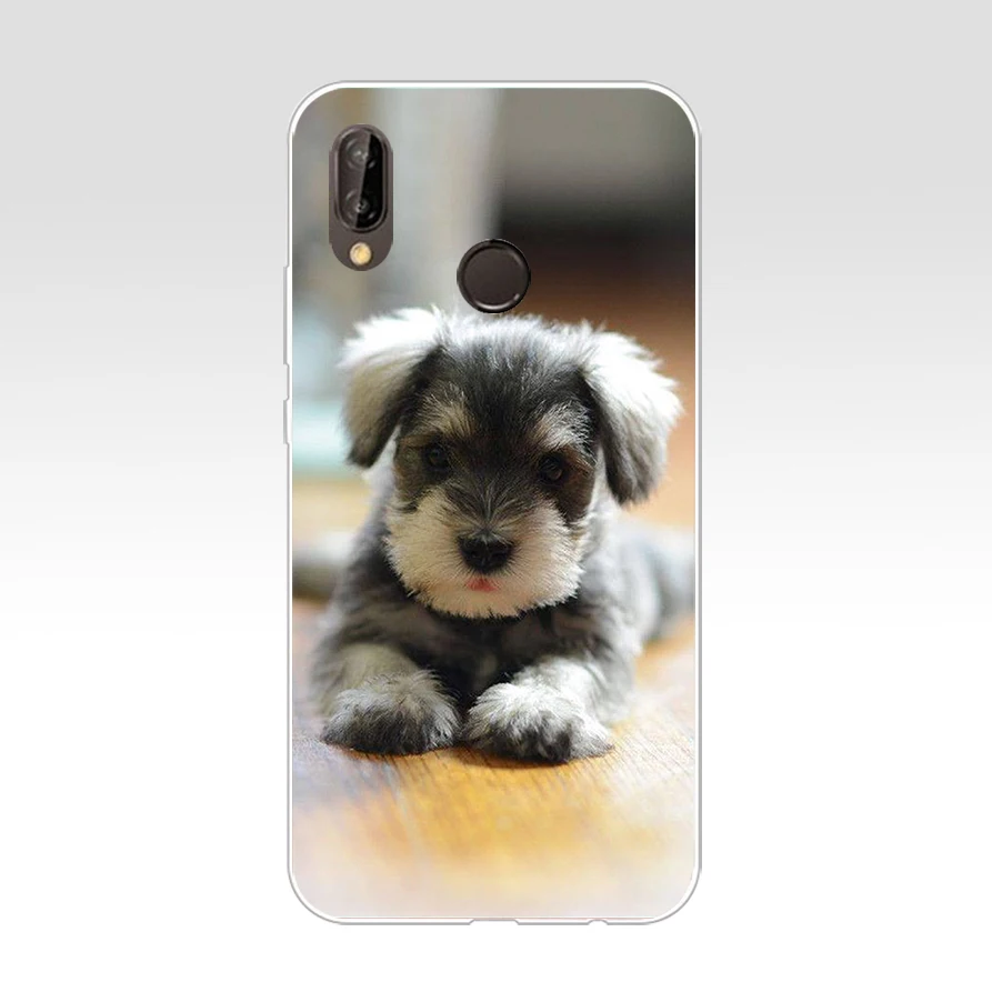 71H миниатюрный Schnauzer Мягкий Силиконовый ТПУ чехол для huawei Nova 3 3i p smart | Мобильные