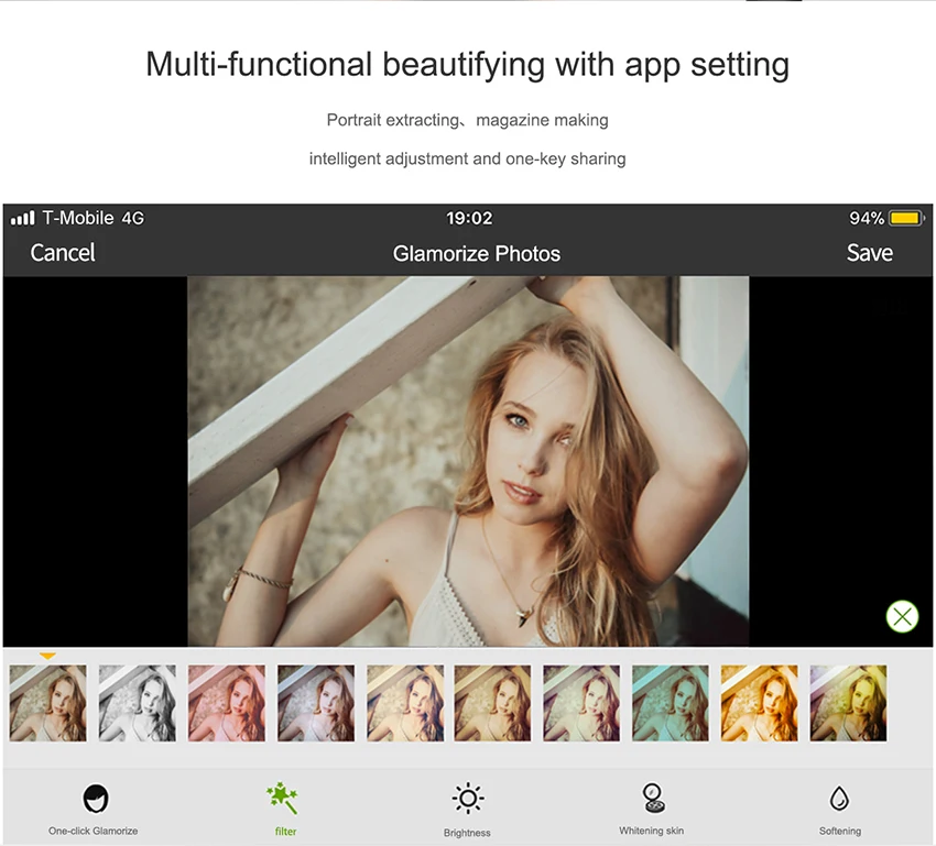 Захват funsnap 3 оси ручной карданный стабилизатор для смартфона мобильного телефона iphone GoPro 7 6 5 sjcam EKEN Yi Экшн-камера