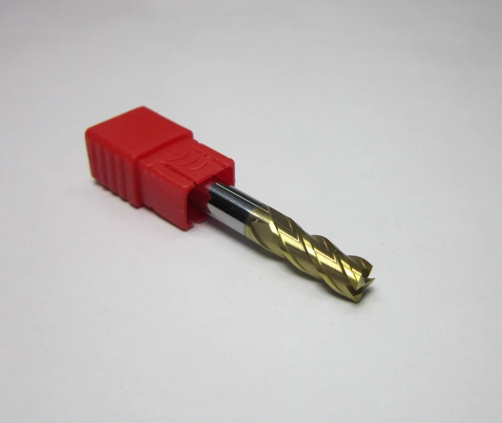 

7PCS 1mm - 6mm 8mm HRC62 <HRC65 4 flutes Tungsten Carbide End Mills set bits / milling cutter CNC for hard steel metal working