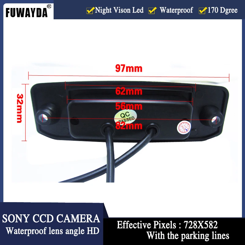 Бесплатная доставка FUWAYDA! Автомобильная камера заднего вида CCD для чипа SONY CHRYSLER