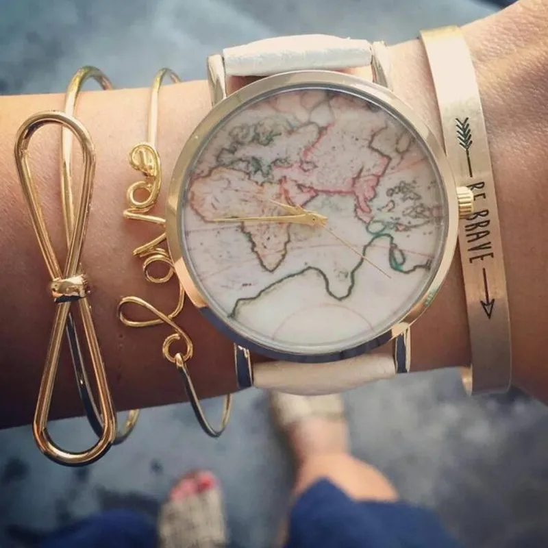 Золото Цвет 3 шт./компл. кактус письмо узел браслет чешские Геометрическая