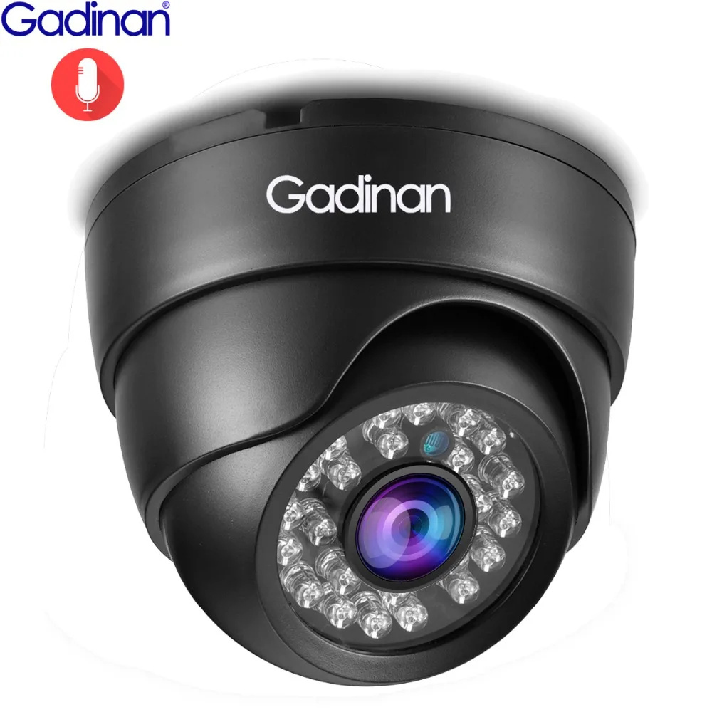 Gadinan IP Камера 5MP 2592*1944P SONY IMX335 Ночное видение аудио Micphone купол 3MP 2MP Full HD PoE