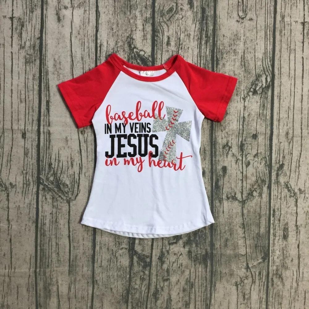 Бейсбольная Футболка с надписью my veins Jesus in heart эксклюзивная детская одежда для