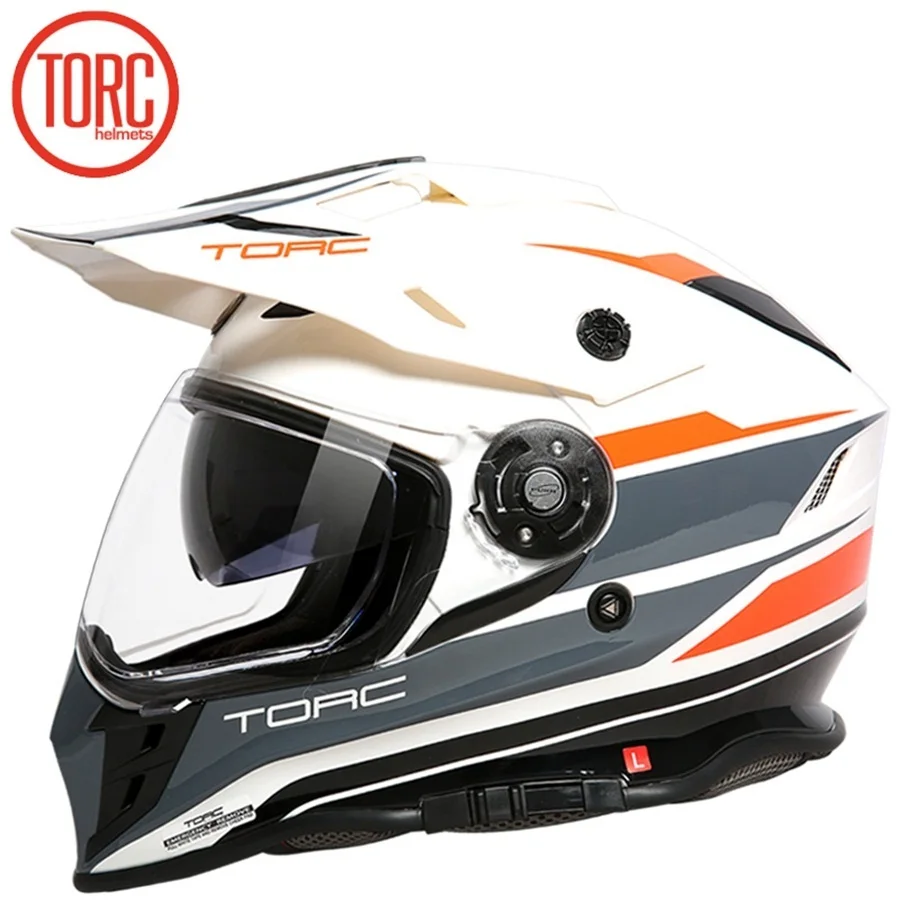 Бесплатная доставка 1 шт. TORC полное лицо точка ECE флип гонки внедорожные Capacete
