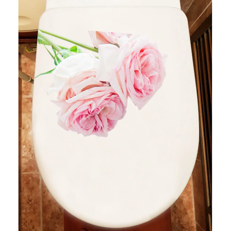 YOJA 22.1X18.1CM свежие красивые цветы модный туалетный Декор романтическая спальня