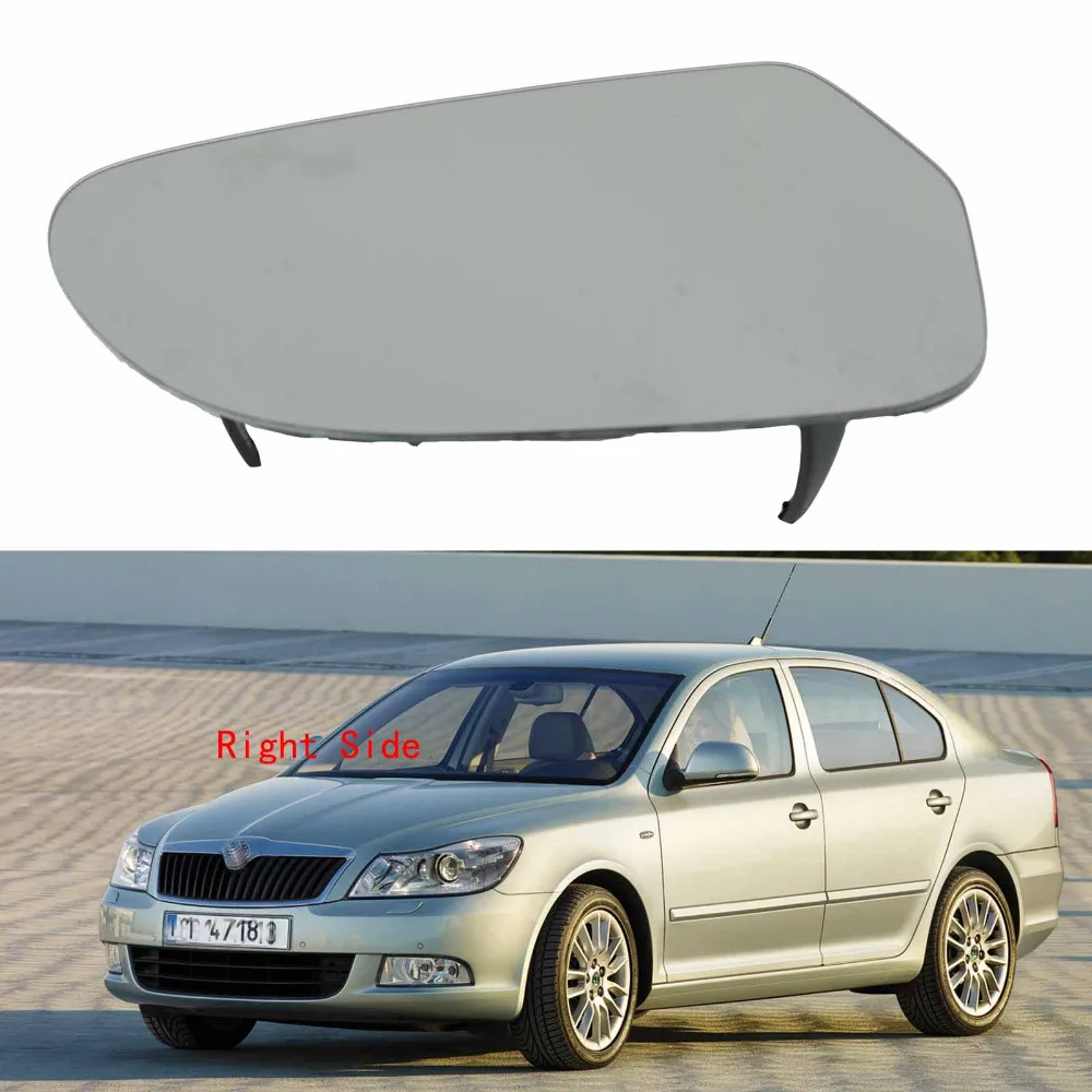 Автомобильное зеркало стекло для Skoda Octavia A6 MK2 2009 2010 2011 2012 2013 правостороннее с подогревом Электрическое крыло боковое зеркало заднего вида Стекло
