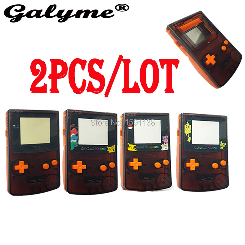 Пластиковый Чехол для игровой консоли Game boycolor GBO Boy Advance 2 шт./лот|housing shell|game boy shellgame
