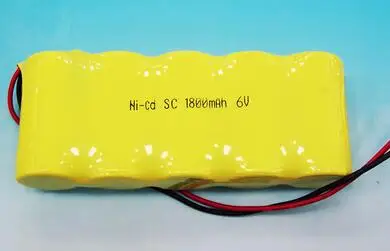 Бесплатная доставка 1 шт. Ni-Cd SC 1800 мАч 6 в аккумуляторная батарея специальный